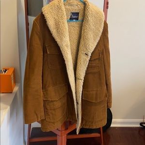 Vintage Coat W/ Fax Fur